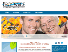 Tablet Screenshot of brooksidecare.com